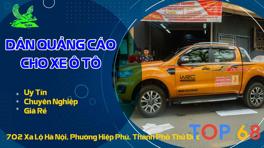 TOP 5 DỊCH VỤ THI CÔNG THIẾT KẾ DÁN QUẢNG CÁO TẠI BÌNH DƯƠNG