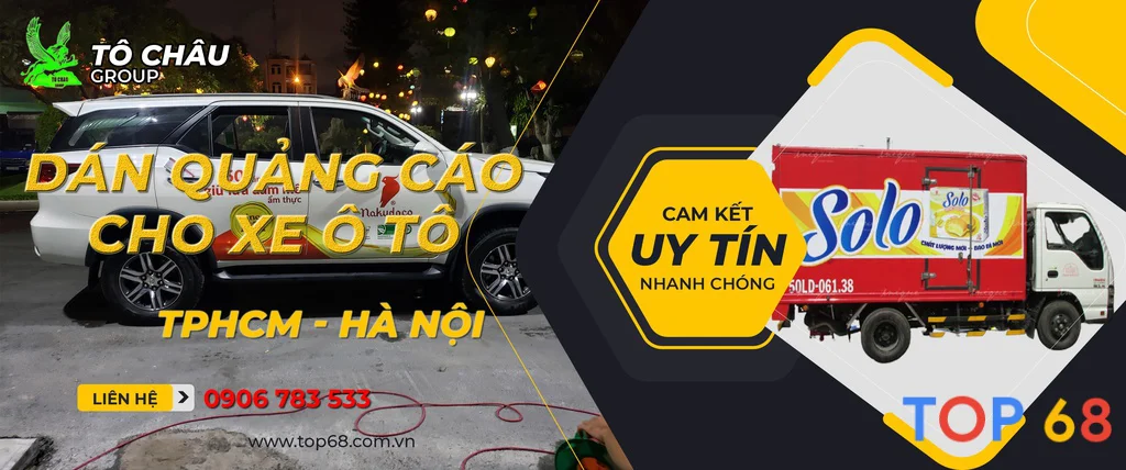 TOP 5 DÁN QUẢNG CÁO TRÊN XE Ô TÔ TẠI HÀ NỘI