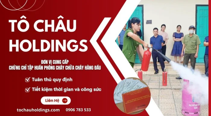 Chứng chỉ tập huấn phòng cháy chữa cháy ƯU ĐÃI KHỦNG 