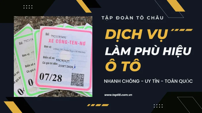 TOP 5 ĐỊA CHỈ LÀM PHÙ HIỆU UY TÍN, GIÁ RẺ TẠI BÌNH DƯƠNG