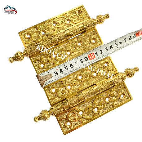 Bản Lề Đồng Thau Đúc Nguyên Cánh Loại Dày – Dùng Cho Cửa Gỗ Cao Cấp