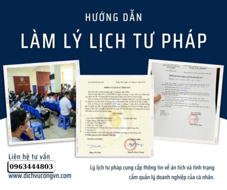 Bình Định làm Lý lịch tư pháp uy tín giá rẻ 