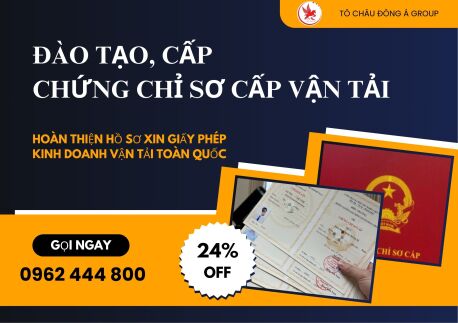 Cấp Chứng Chỉ sơ cấp Vận Tải Tại Hà Tĩnh