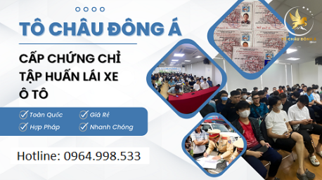 Cấp chứng chỉ tập huấn nghiệp vụ lái xe ô tô cực nhanh tại Hải Dương