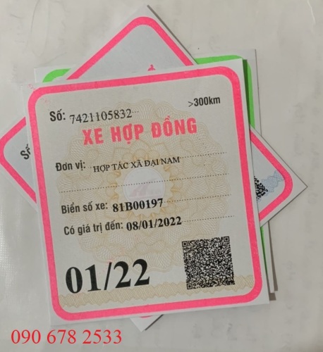 Cấp phù hiệu xe hợp đồng nhanh chóng tại Đà Nẵng