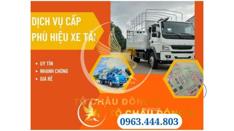 Cấp phù hiệu xe tải nhanh, giá rẻ tại Thái Nguyên