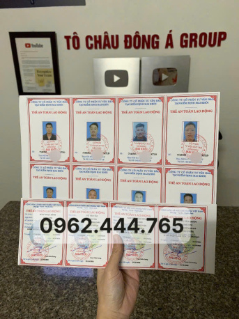 Cấp thẻ an toàn lao động nhóm 3 tạo Khánh Hòa