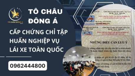 Cấp Thẻ Tập Huấn Nghiệp Vụ Lái Xe Kinh Doanh Vận Tải Tại Lai Châu