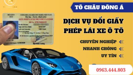Có dịch vụ đổi bằng, gia hạn bằng lái xe ô tô  tại KonTum