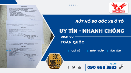 Công ty Tô Châu chuyên rút hồ sơ gốc xe ô tô giá rẻ trên toàn quốc