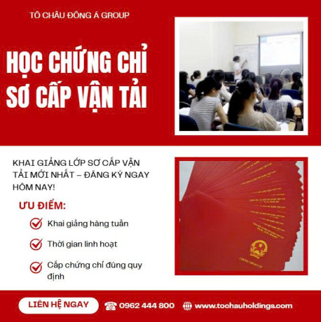 Đào Tạo Và Cấp Chứng Chỉ Sơ Cấp Vận Tải Cấp Tốc Tại Tây Ninh