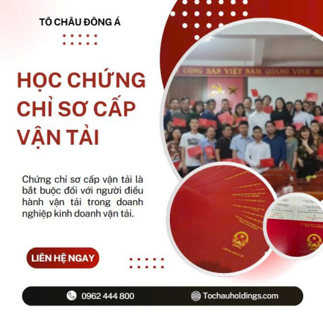 Đào tạo và cấp chứng chỉ sơ cấp vận tải hợp pháp tại An Giang
