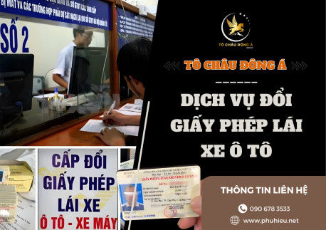 Dch vụ đổi bằng lái xe ô tô siêu nhanh tại Cao Bằng