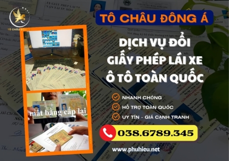 Dễ Dàng Đổi Bằng Lái Xe Ô Tô với Dịch Vụ Chuyên Nghiệp Tại Thái Nguyên