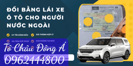 Dịch vụ đổi bằng lái xe cho người nước ngoài giá rẻ, chuyên nghiệp tại Khánh Hòa