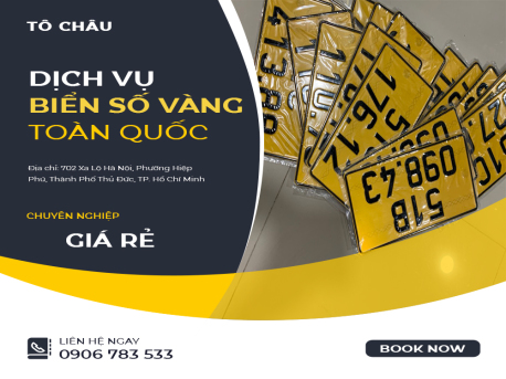 DỊCH VỤ ĐỔI BIỂN SỐ VÀNG XE Ô TÔ GIÁ RẺ TẠI HỒ CHÍ MINH