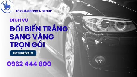 Dịch vụ đổi biển số xe trắng sang vàng nhanh chóng tại Điện Biên