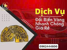 Dịch Vụ Đổi Biển Vàng Xe Ô Tô Tại Hà Nội – Nhanh Chóng, Trọn Gói!