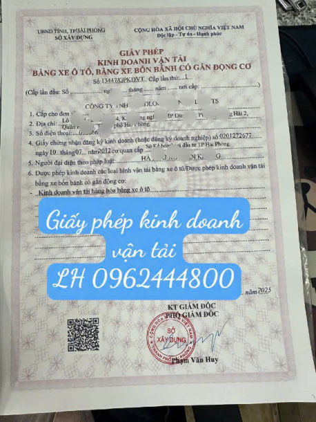 Dịch vụ làm giấy phép kinh doanh vận tải giá tốt tại Quảng Nam