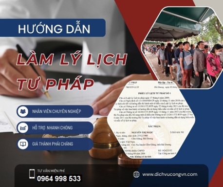 Dịch vụ làm lý lịch tư pháp uy tín tại Hà Nam phí ưu đãi khủng