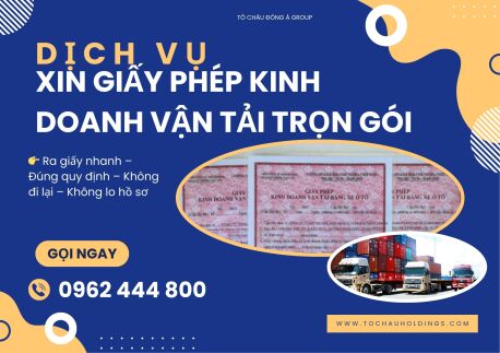Dịch Vụ Xin Giấy Phép Kinh Doanh Vận Tải Nhanh Trọn Gói Tại TP. Hồ Chí Minh
