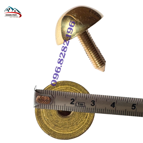 Đinh Mũ Đồng 30mm Trang Trí Cổng Và Hàng Rào Cao Cấp