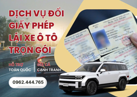 Đổi bằng lái xe nhanh tại Hà Nội chỉ với 4xxK