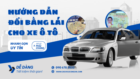 Đổi bằng lái xe ô tô Quảng Bình nhanh rẻ