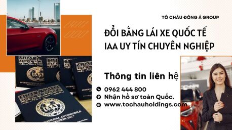 ĐỔI BẰNG LÁI XE QUỐC TẾ IAA TẠI HẢI PHÒNG