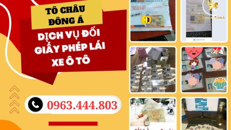 Đổi Bằng lái xe tại Cao Bằng uy tín - giá rẻ