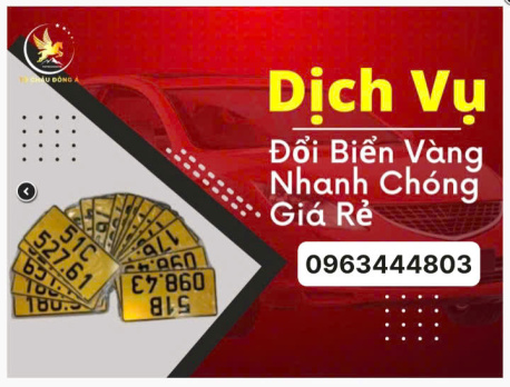 Đổi biển vàng xe ô tô kinh doanh vận tải tại Gia Lai