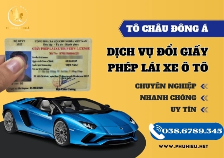 Đổi Giấy Phép Lái Xe Ô Tô - Ship Tận Nhà