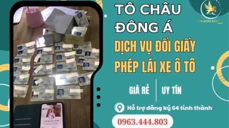 Đổi Giấy phép lái xe ô tô tại Gia Lai cùng Tô Châu Đông Á đơn giản