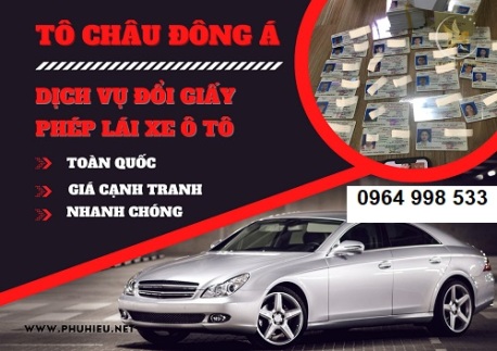 Đổi giấy phép lái xe uy tín tại Bà Rịa - Vũng Tàu chỉ 399k