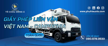 Đông Á Group làm giấy phép liên vận Việt Nam Campuchia giá rẻ ở Hậu Giang