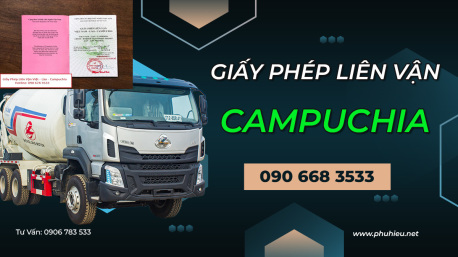 Giấy phép liên vận Việt Nam - Campuchia tại Bà Rịa Vũng Tàu chỉ 1999k