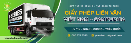 Giấy phép liên vận Việt Nam - Campuchia tại Kiên Giang giá rẻ