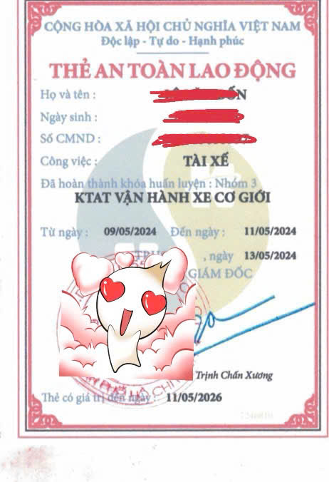 Cấp thẻ an toàn lao động nhanh chóng, giá rẻ chỉ 350k tại Quảng Nam