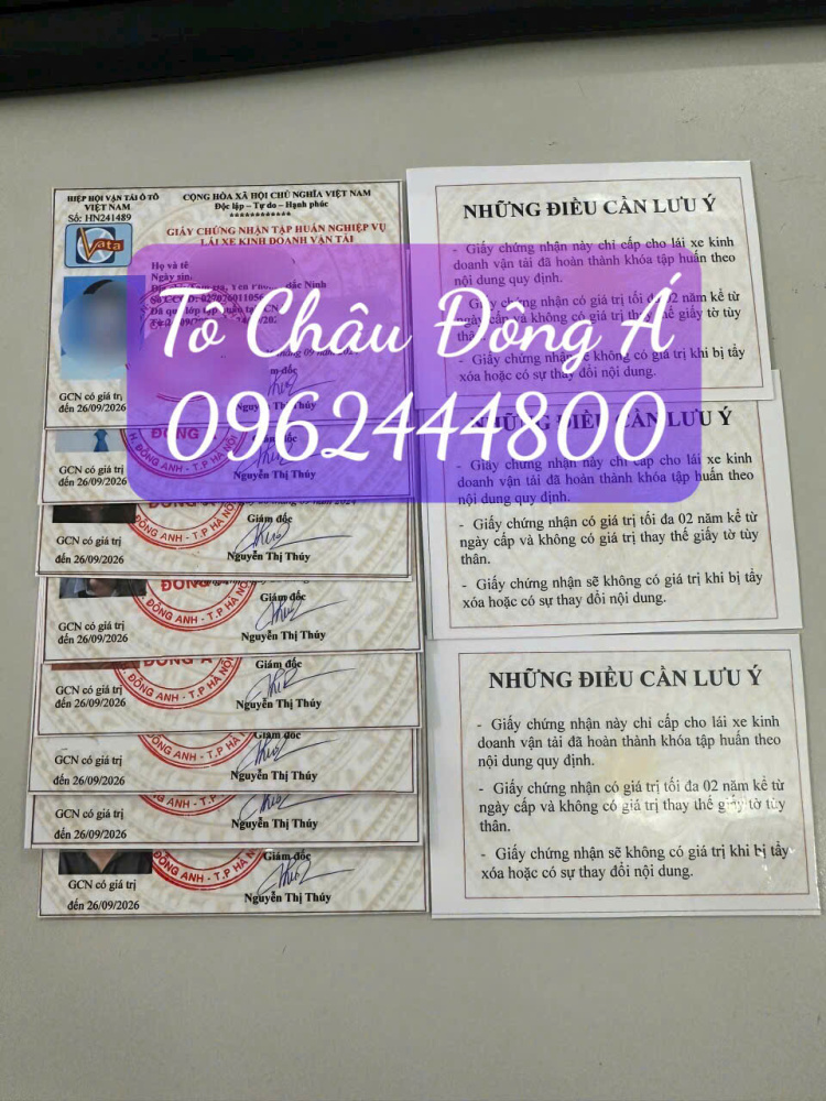 Cấp thẻ tập huấn nghiệp vụ lái xe kinh doanh vận tải uy tín tại Lạng Sơn