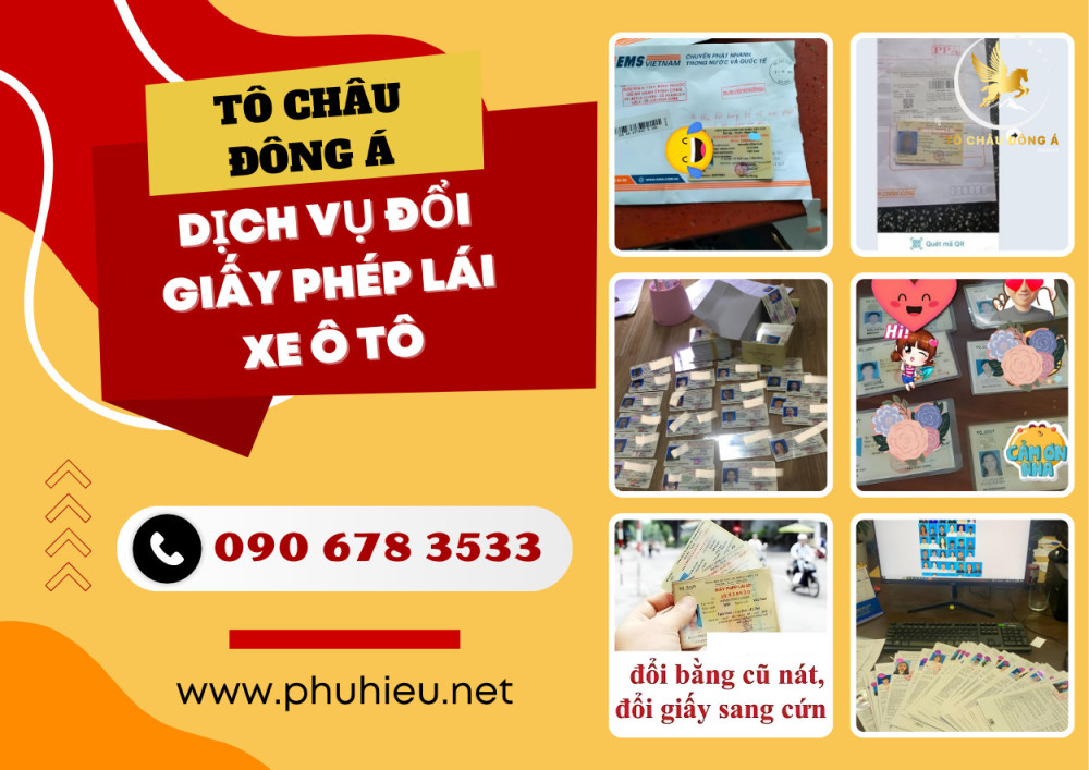 Dịch vụ đổi GPLX siêu ưu đãi chỉ với 399k tại Long An