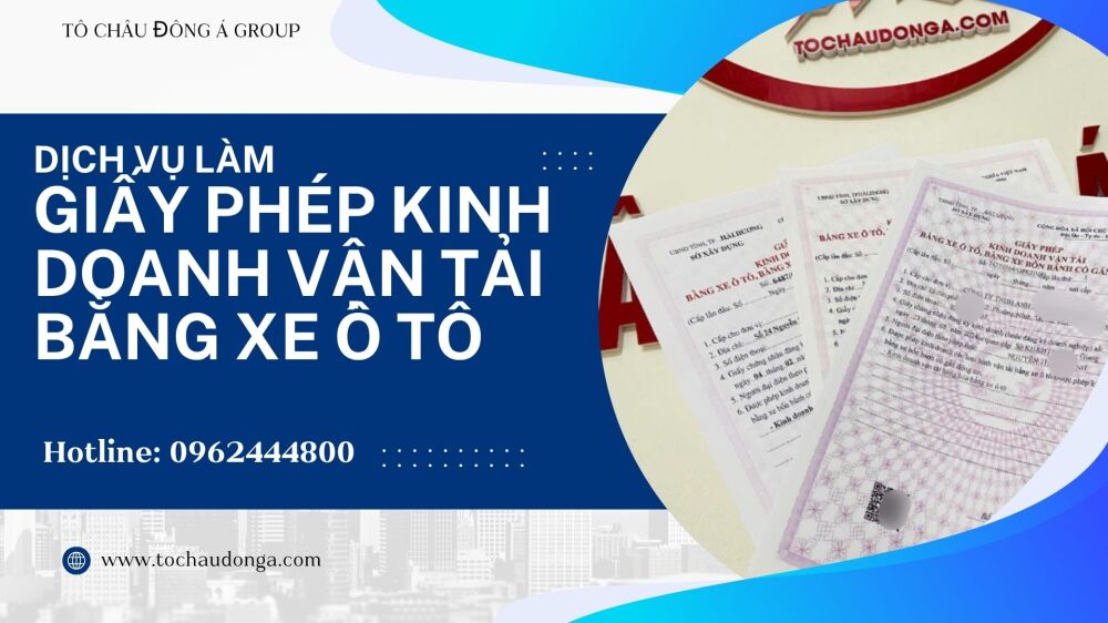 Dịch vụ xin giấy phép kinh doanh vận tải trọn gói tại Lai Châu
