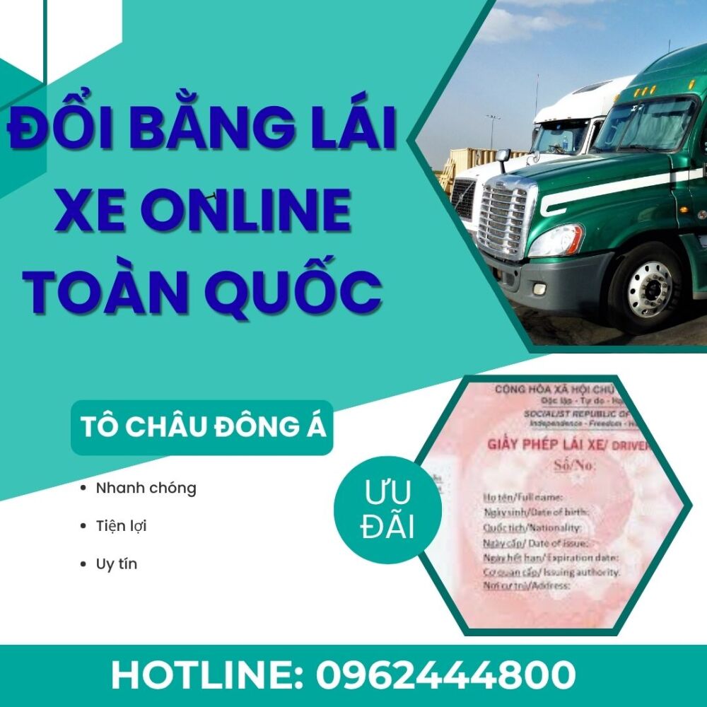 Đổi Bằng Lái Xe Ô Tô Online Tại Điện Biên