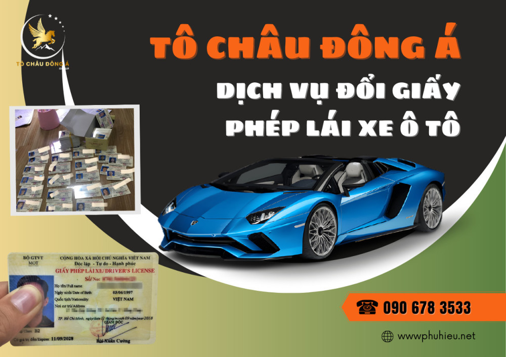 Đổi bằng lái xe siêu giá sốc tại Ninh Bình