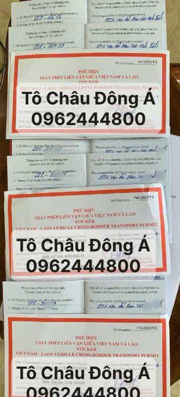 LÀM GIẤY PHÉP LIÊN VẬN VIỆT – LÀO UY TÍN TẠI PHÚ THỌ