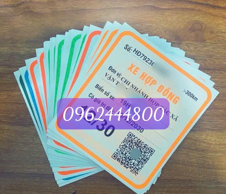 Làm Phù hiệu xe tải tại Bắc Ninh