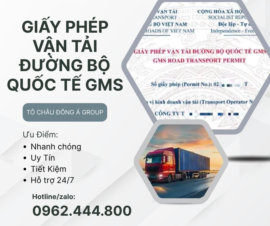 XIN GIẤY PHÉP KINH DOANH VẬN TẢI GMS TRỌN GÓI TẠI ĐỒNG NAI