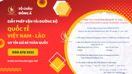 Hướng dẫn làm giấy phép vận tải đường bộ quốc tế Việt Lào ở Hồng Lĩnh, Hà Tĩnh