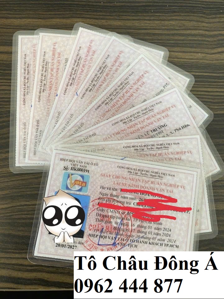 cấp thẻ tập huấn tài xế tại bình phước