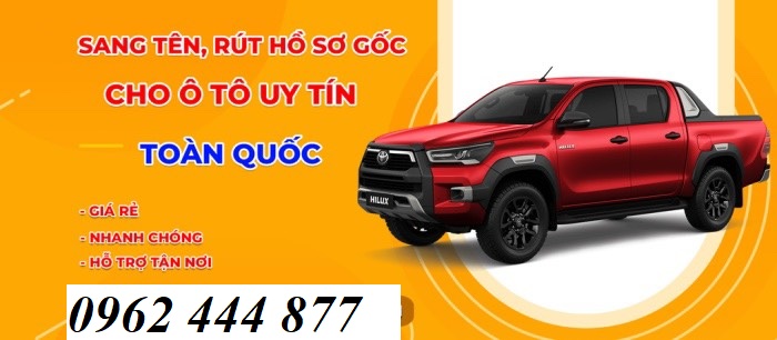 dịch vụ rút gốc xe online tại Hải Dương