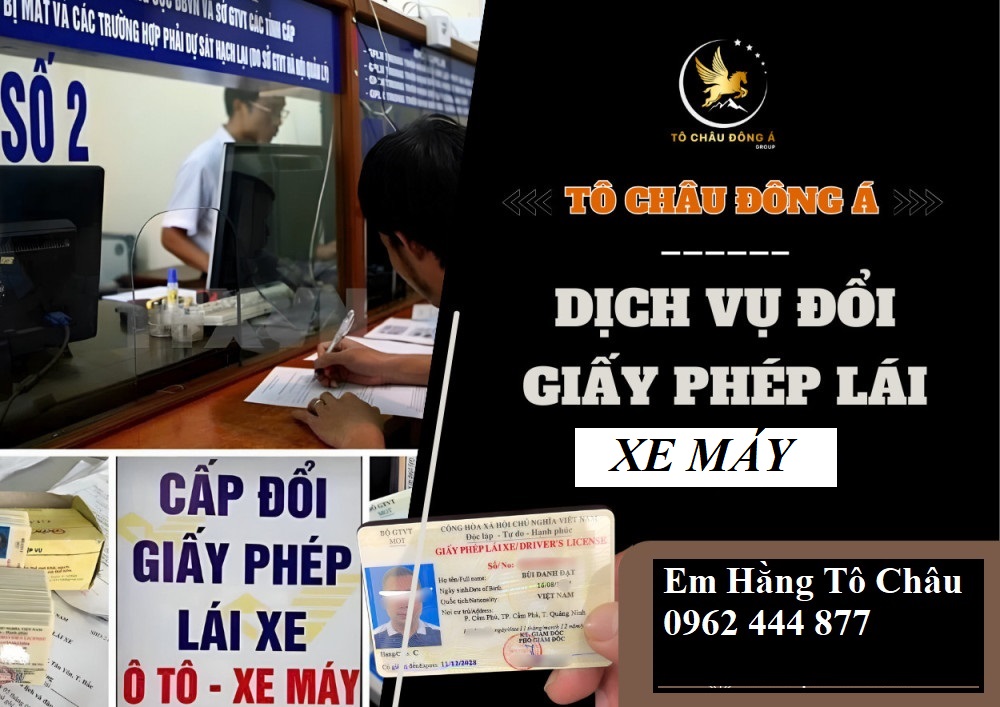 đổi bằng lái xe a1 sang thẻ cứng trên toàn quốc